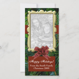 Upload Your Photo, Designer Flat Holiday Cards