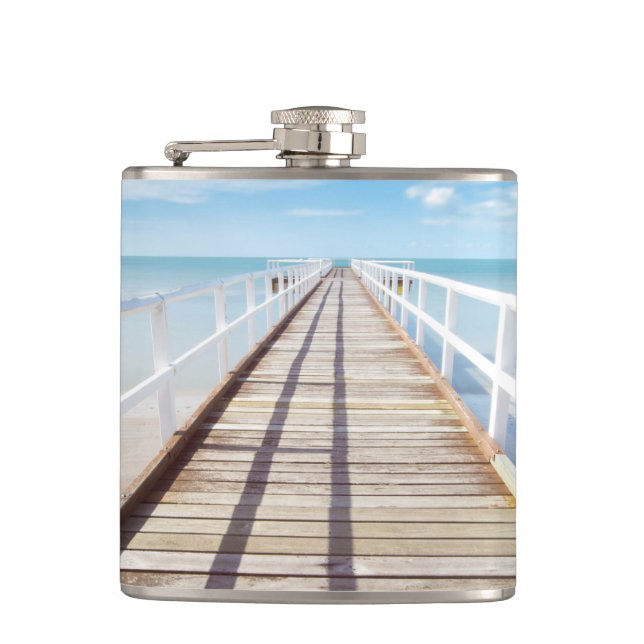 Upload your photo hip flask (Front)
