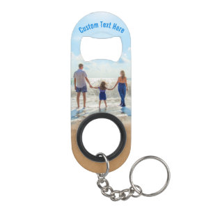 Upload Your Photo Keychain Bottle Opener Add Text