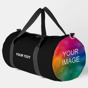 Upload Your Photo or Logo Add Text Buy Online Gym Duffle Bag
