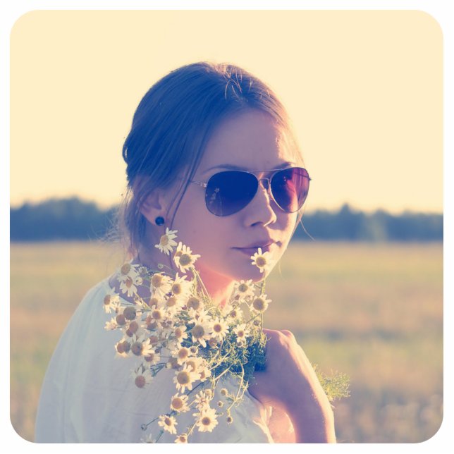 Upload your photo square Cutout Photo Sculpture Key Ring (Front)