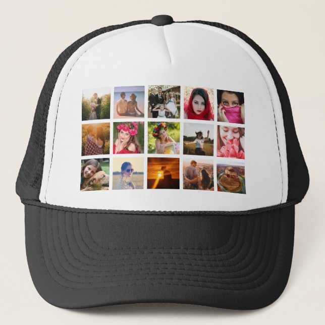 Upload your photo trucker hat (Front)