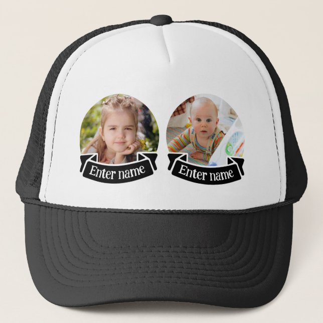 Upload your photo trucker hat (Front)