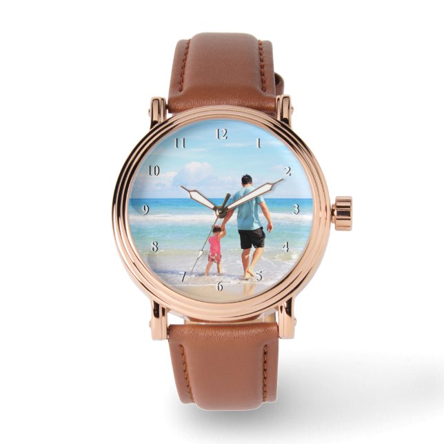 Upload Your Photo Watch Create Personalised Gift (Front)