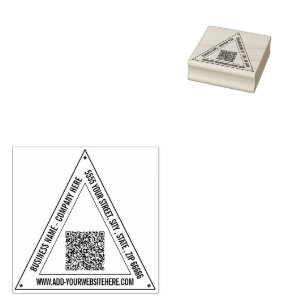 Upload Your QR Code Add Name Address Stamp Example