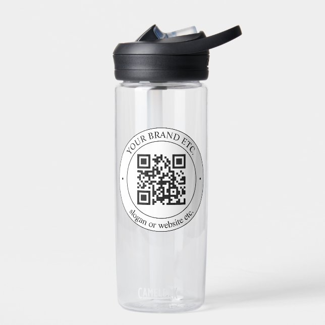 Upload your QR code or Logo for Promotion Water Bottle (Left)