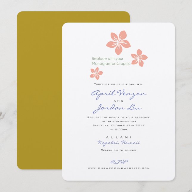 UPLOAD YOUR Wedding Design Invitation Card (Front/Back)