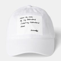 Upon the order of my Fatherland