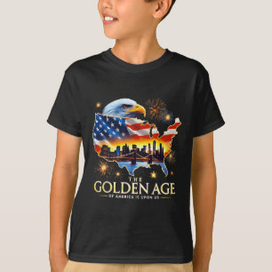 Upon Us Funny Trump Gold Eagle The Golden Age Of A T-Shirt