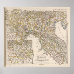 Upper and Central Italy, under the Hohenstaufen Poster
