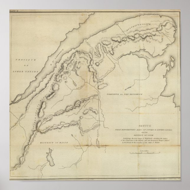 Upper and Lower Canada Poster (Front)