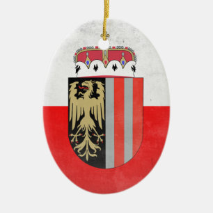 Upper Austria Ceramic Tree Decoration