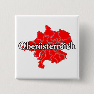 Upper Austria - Oberösterreich 15 Cm Square Badge