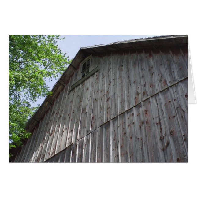 Upper Barn Window card (Front Horizontal)
