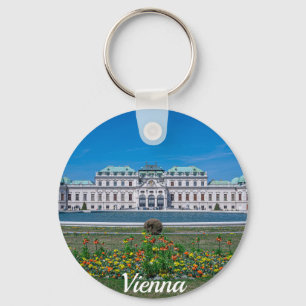 Upper Belvedere palace in Vienna, Austria Key Ring