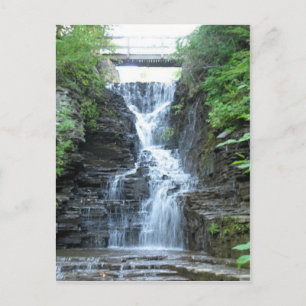 Upper Buttermilk Falls Ithaca, NY Postcard
