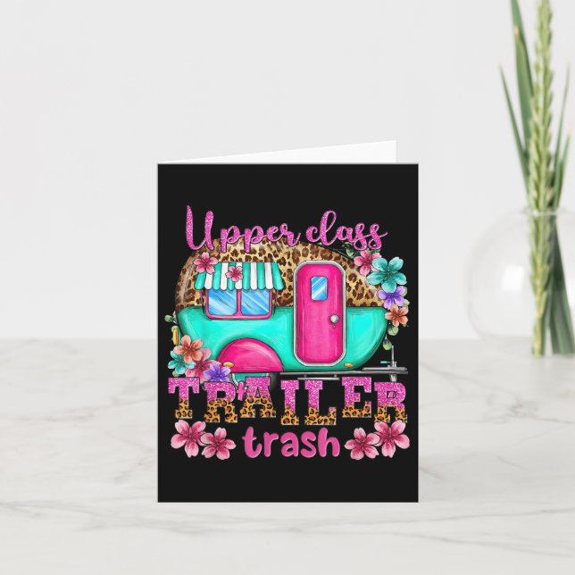 Upper Cl Trailer Trash Camping Making Memories Hik Card (Front)