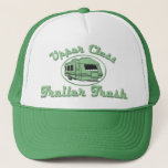 Upper Class Trailer Trash Hat<br><div class="desc">Upper Class Trailer Trash,  trailer park,  white trash,  hick,  redneck,  hillbilly,  funny hats.</div>