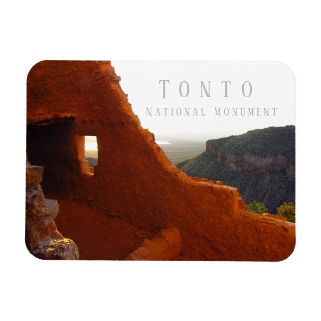 Upper Cliff Dwelling, Tonto National Monument, AZ Magnet (Horizontal)