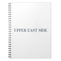 Upper East Side Spiral Notebook Journal
