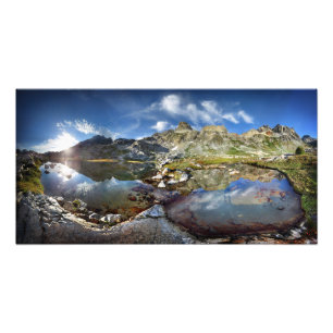 Upper Ediza Lake Basin under the Minarets - Sierra Photo Print