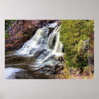 Upper Falls at Gooseberry Poster