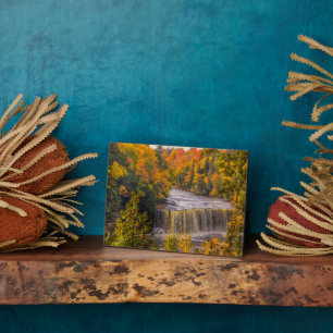 Upper Falls with Fall Colours Plaque