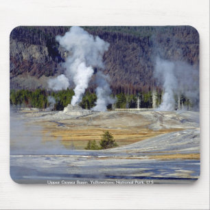 Upper Geyser Basin, Yellowstone National Park, U.S Mouse Mat
