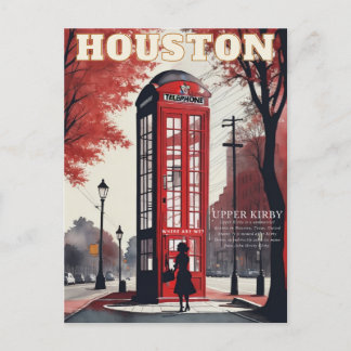 Upper Kirby, Houston, Texas  Postcard