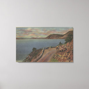 Upper Klamath Lake, Oregon - Lookout Point Canvas Print