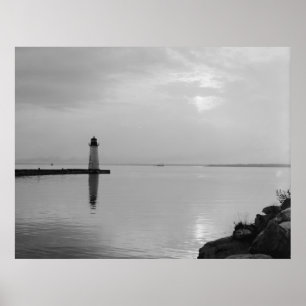 Upper Light by Moonlight Poster