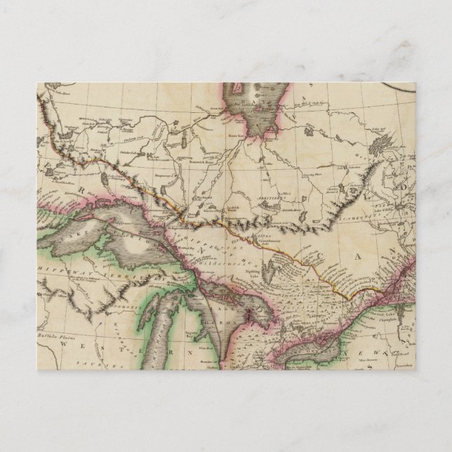 Upper & Lower Canada Postcard (Front)