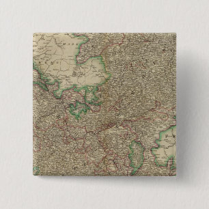 Upper, Lower Rhine circles 15 Cm Square Badge