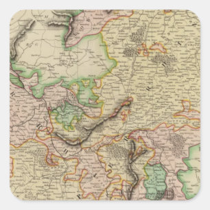 Upper, Lower Rhine Square Sticker