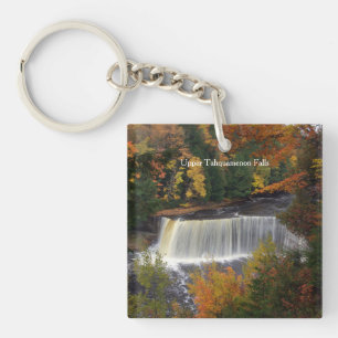Upper & Lower Tahquamenon Falls acrylic key chain