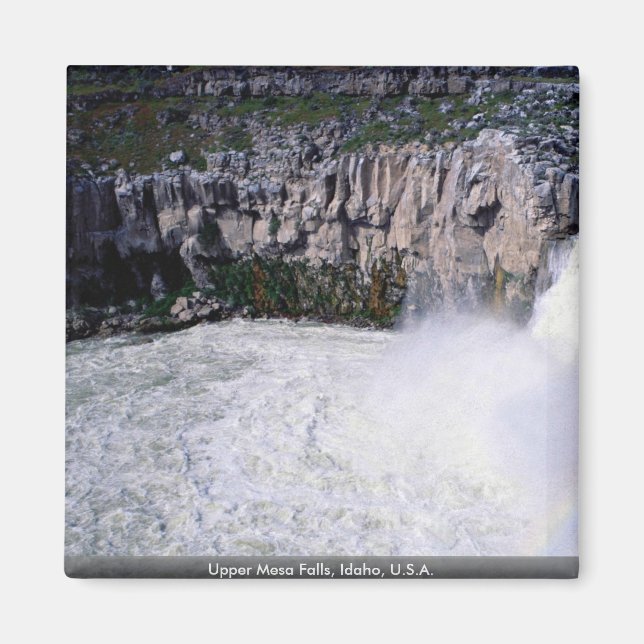 Upper Mesa Falls, Idaho, U.S.A. Magnet (Front)