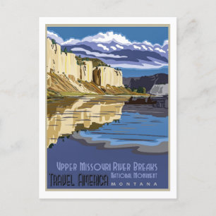 Upper Missouri River Breaks, National Monument  Postcard
