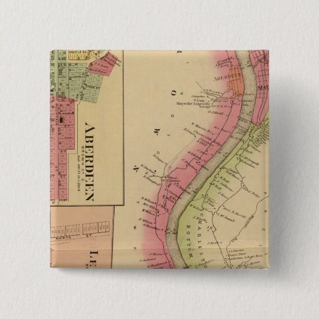 Upper Ohio River and Valley 2 15 Cm Square Badge (Front)