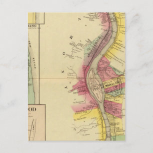 Upper Ohio River and Valley 5 Postcard