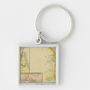 Upper Ohio River and Valley 7 Key Ring