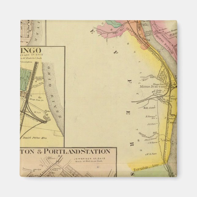 Upper Ohio River and Valley 7 Magnet (Front)