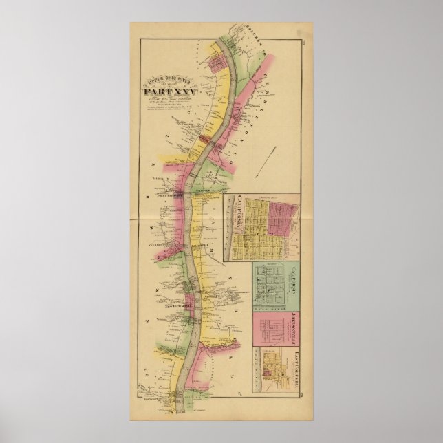 Upper Ohio River and Valley Poster (Front)