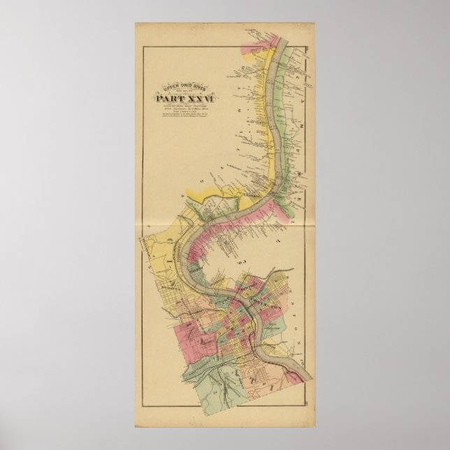 Upper Ohio River and Valley Poster (Front)