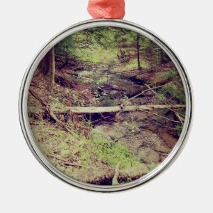 Upper Peninsula Creek Metal Tree Decoration