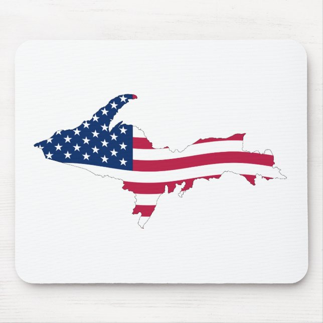 Upper Peninsula Flag Mouse Mat (Front)