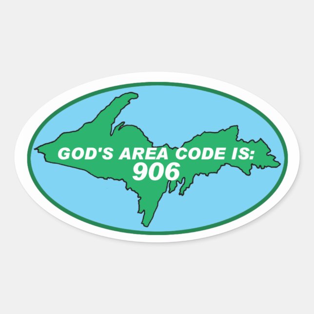 UPPER PENINSULA OF MICHIGAN YOOPER STICKERS (Front)