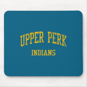 Upper Perk High School Hs Pennsburg Pa Vintage Srt Mouse Mat