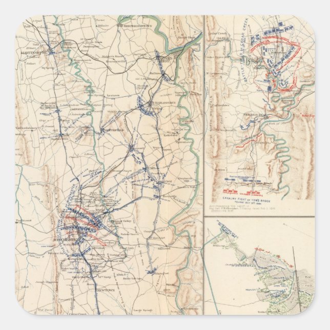 Upper Potomac McCoys Ferry-Conrads Ferry Square Sticker (Front)