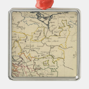 Upper Saxony 2 Metal Tree Decoration