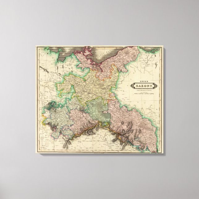 Upper Saxony Canvas Print (Front)